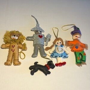 Wizard of OZ ornaments HANDMADE